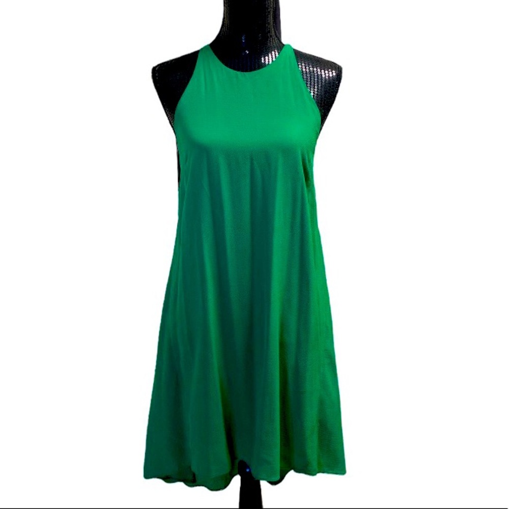 Mossimo for Target Kelly green halter dress
